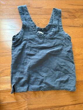 Faherty Dream Organic Cotton Gauze top